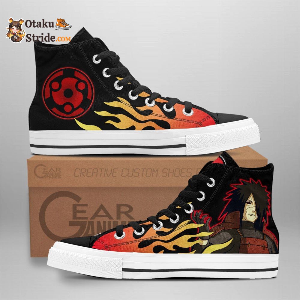 Custom Naruto Madara size good 5Y anime shoes