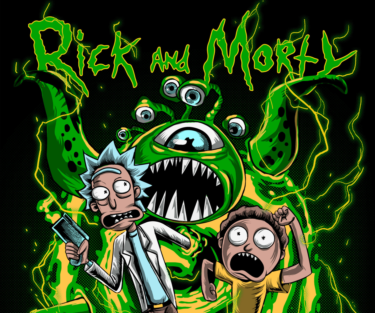 Rick And Morty Otaku Stride Anime Shoes