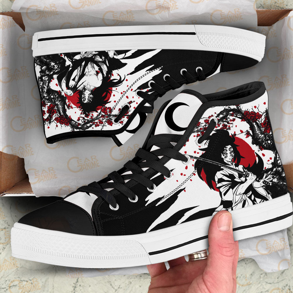 Demon Slayer Shoes Kokushibo High Top Shoes