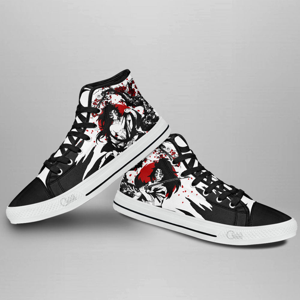 Demon Slayer Shoes Kokushibo High Top Shoes