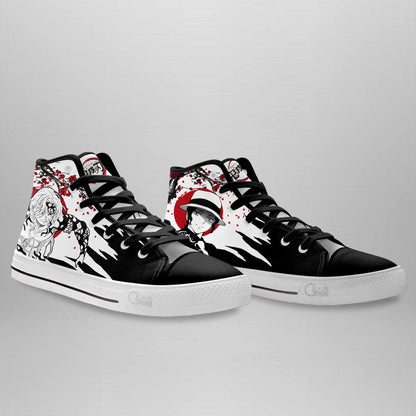 Demon Slayer Shoes Muzan Kibutsuji High Top Shoes