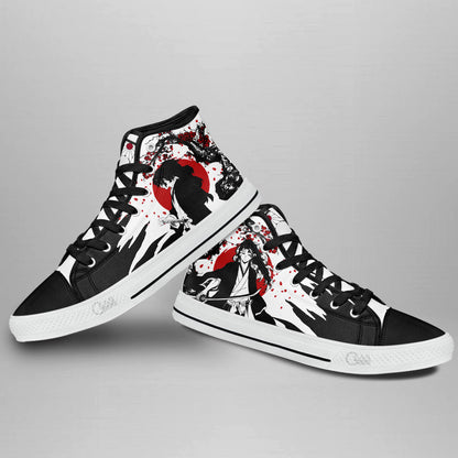 Demon Slayer Shoes Yoriichi Tsugikuni High Top Shoes