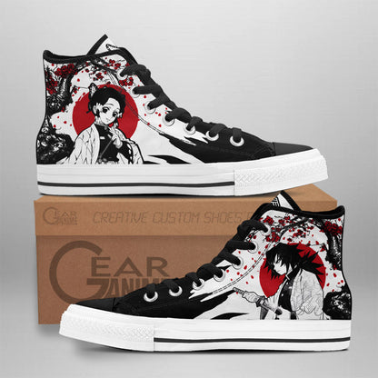 Demon Slayer Shoes Gyutaro High Top Shoes