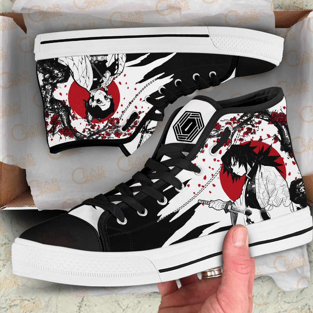 Demon Slayer Shoes Gyutaro High Top Shoes