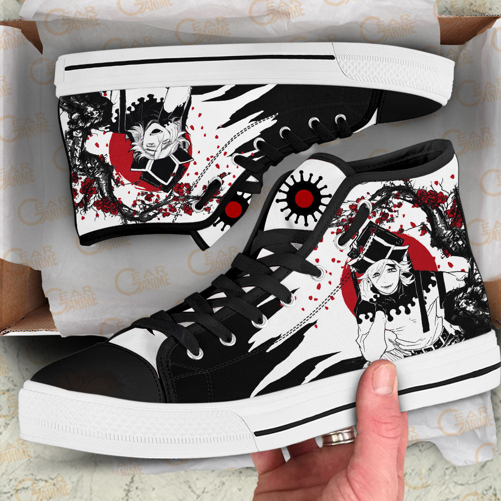 Demon Slayer Shoes Douma High Top Shoes