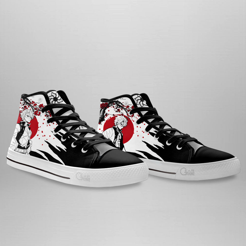 Demon Slayer Shoes Sanemi High Top Shoes