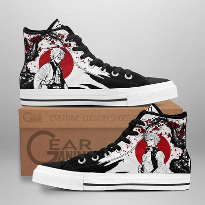 Demon Slayer Shoes Sanemi High Top Shoes