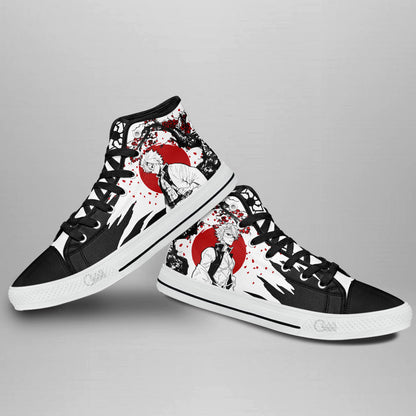 Demon Slayer Shoes Sanemi High Top Shoes