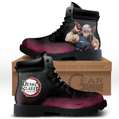 Demon Slayer Shoes Tengen Uzui Boots Shoes Anime Custom