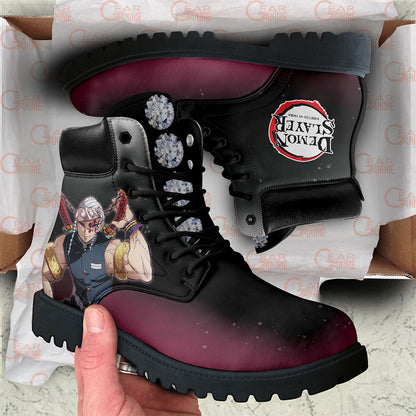 Demon Slayer Shoes Tengen Uzui Boots Shoes Anime Custom