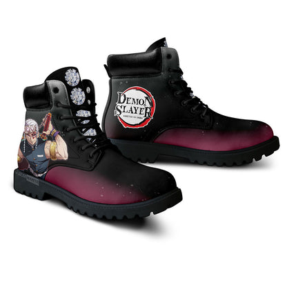 Demon Slayer Shoes Tengen Uzui Boots Shoes Anime Custom