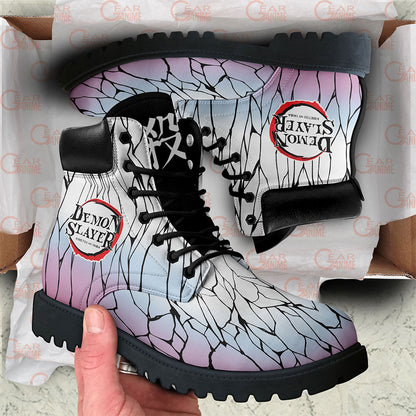 Demon Slayer Shoes Kanao Tsuyuri Boots Shoes Anime Custom