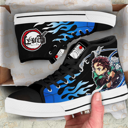 Demon Slayer Shoes Tanjro Water High Top NTT090