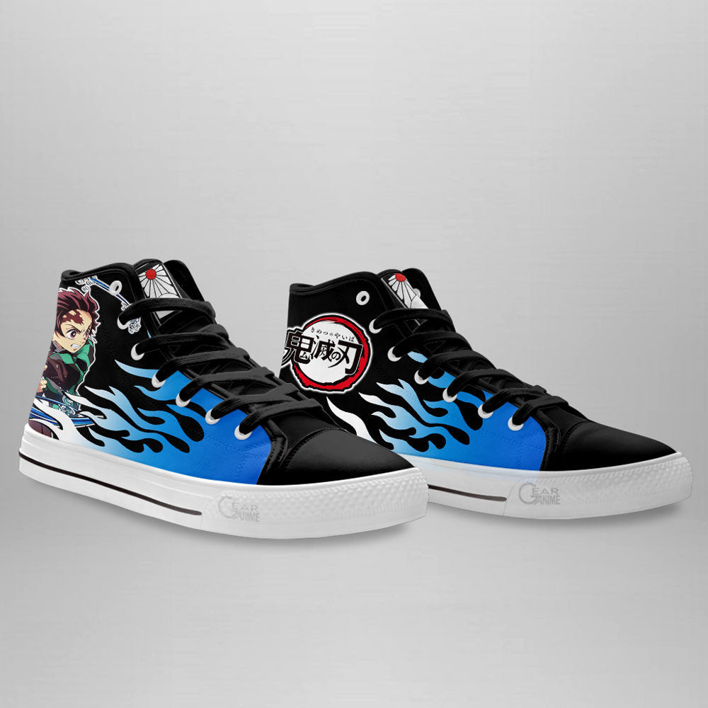 Demon Slayer Shoes Tanjro Water High Top NTT090