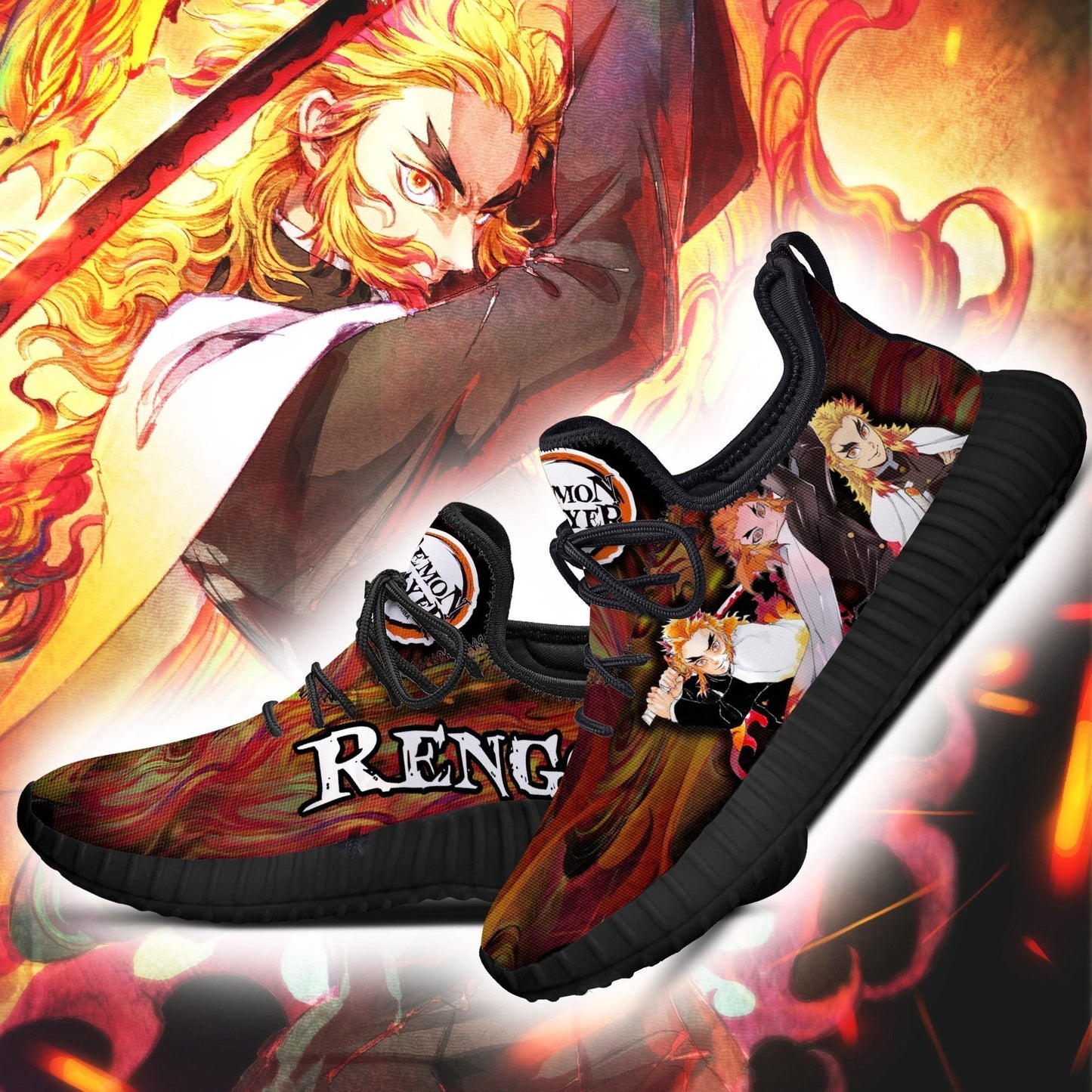 Demon Slayer Shoes Kyojuro Rengoku Reze Shoes TT0620