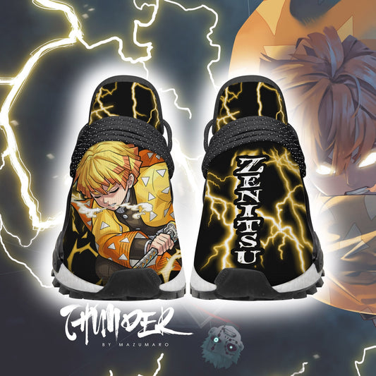 Demon Slayer Shoes Zenitsu Agatsuma Shoes Thunder Breathing Shoes TT07NM