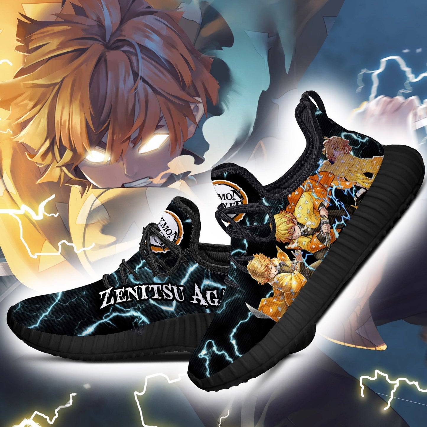 Demon Slayer Shoes Zenitsu Agatsuma Reze Shoes Thunder Breathing Shoes TT06RZ