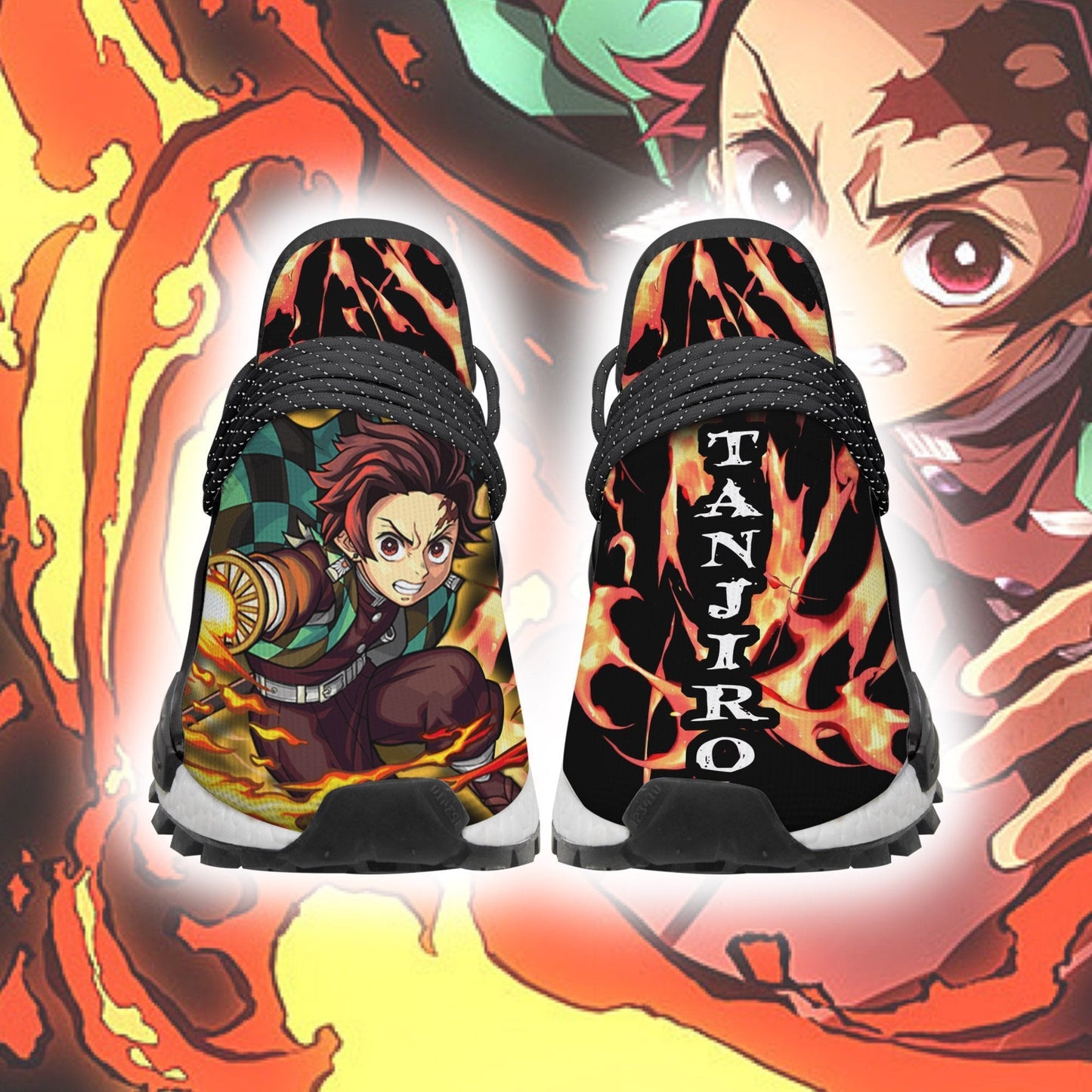 Demon Slayer Shoes Kamado Tanjro Shoes Sun Breathing Shoes TT07NM