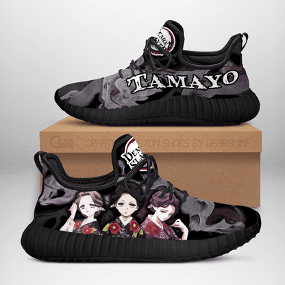 Demon Slayer Shoes Lady Tamayo Reze Shoes RZ-BLA