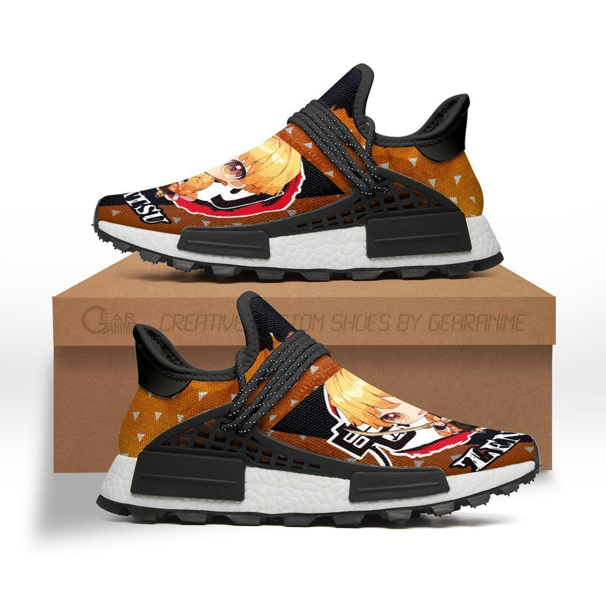 Demon Slayer Shoes Zenitsu Agatsuma Shoes NMD-BL