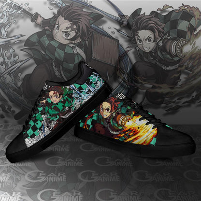 Demon Slayer Shoes Kamado Tanjro Sun & Water Breathing Stan Shoes