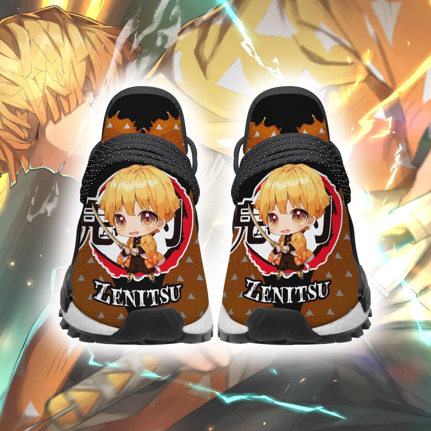 Demon Slayer Shoes Zenitsu Agatsuma Shoes NMD-BL