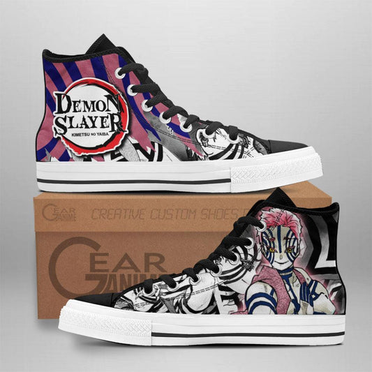 Demon Slayer Shoes Akaza High Top