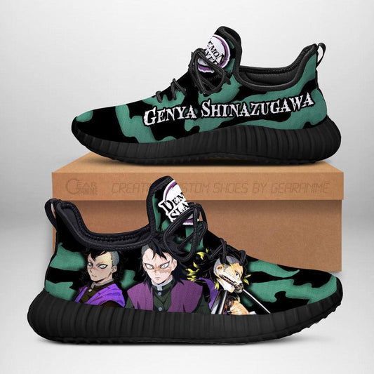 Demon Slayer Shoes Genya Shinazugawa Reze