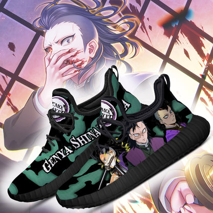 Demon Slayer Shoes Genya Shinazugawa Reze