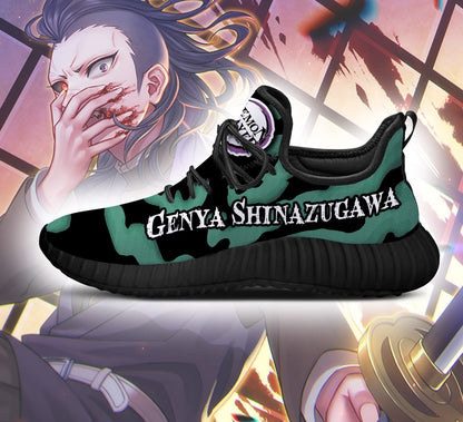 Demon Slayer Shoes Genya Shinazugawa Reze