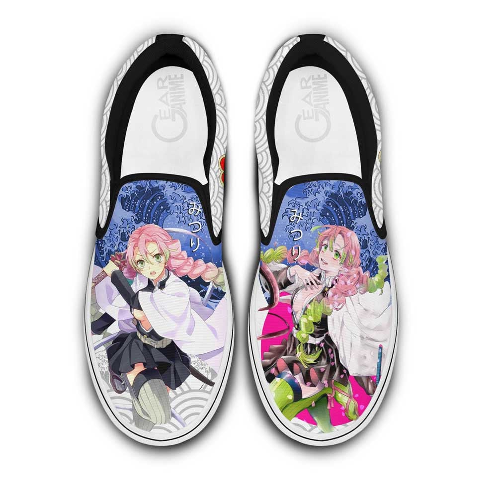 Demon Slayer Shoes Mitsuri Kanroji Slip-On Shoes NTT090