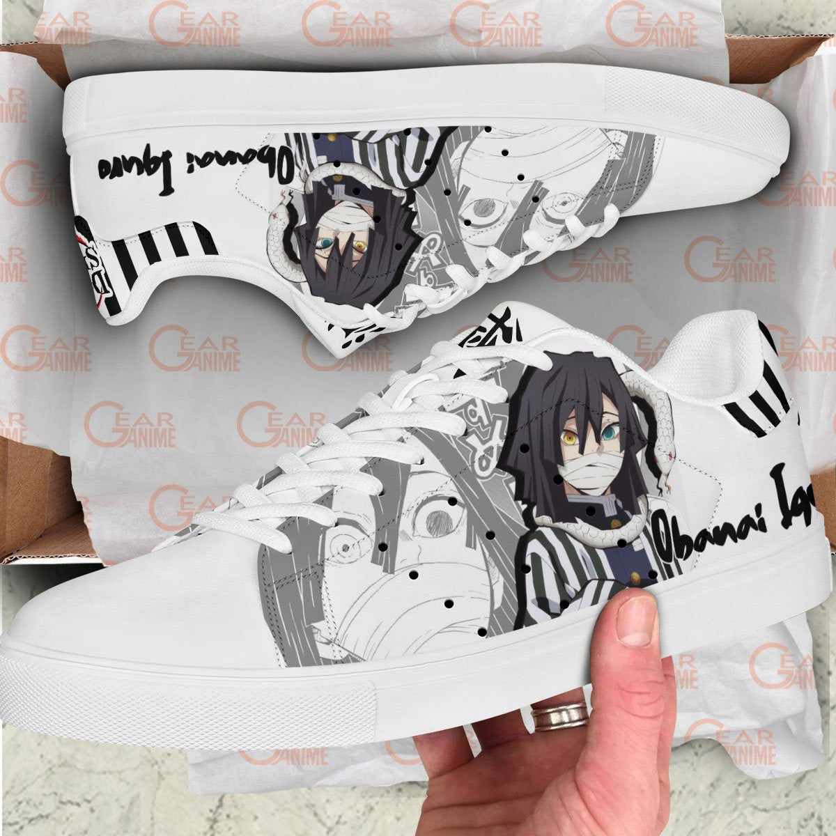 Demon Slayer Shoes Inosuke High Top Shoes