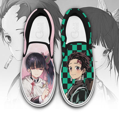 Demon Slayer Shoes Kamado Tanjiro Sun Breathing High Top Shoes Demon Slayer Anime