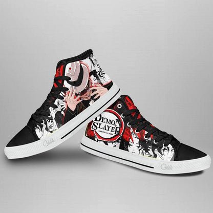 Demon Slayer Shoes Muzan High Top Shoes