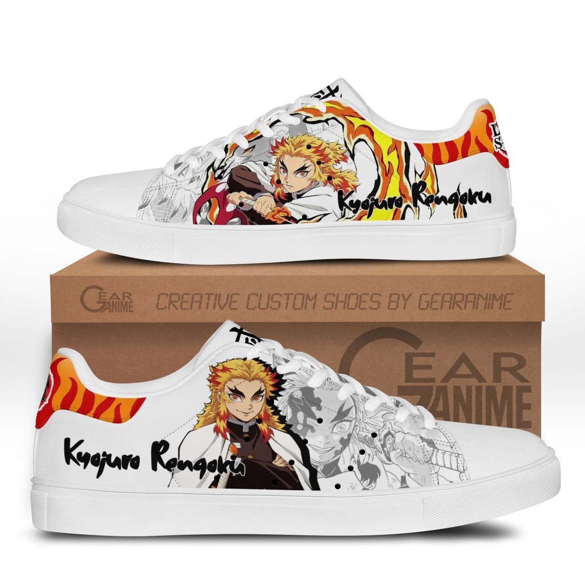 Demon Slayer Shoes Mitsuri Kanroji Boots Shoes Anime Custom