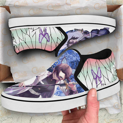 Demon Slayer Shoes Shinobu Slip-On Shoes NTT090