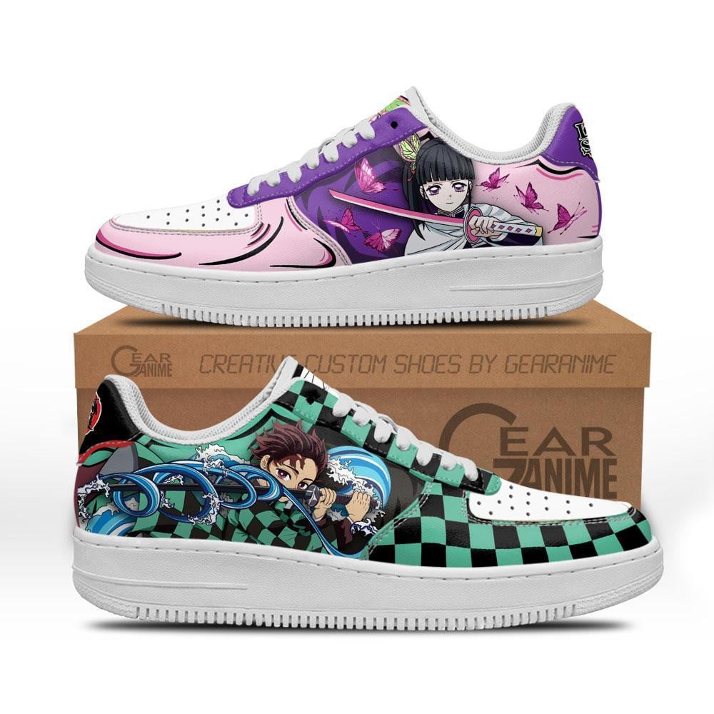 Demon Slayer Shoes Tanjro and Kanao NAF Air Sneakers