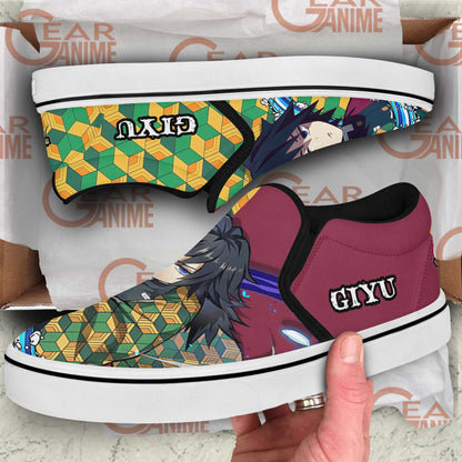 Demon Slayer Shoes Giyuu Slip-On Shoes PT0405