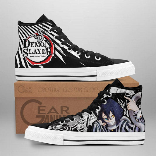 Demon Slayer Shoes Obanai High Top Shoes