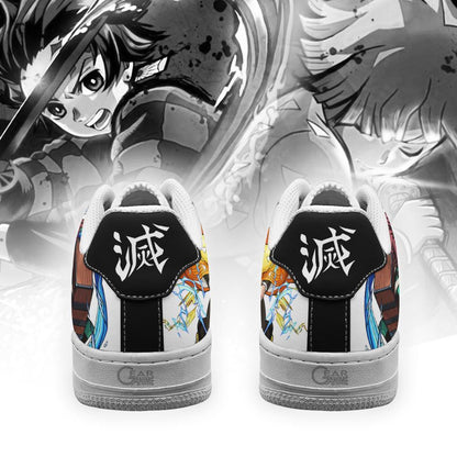 Demon Slayer Shoes Kamado Tanjro & Zenitsu Agatsuma Air Sneakers PT2405