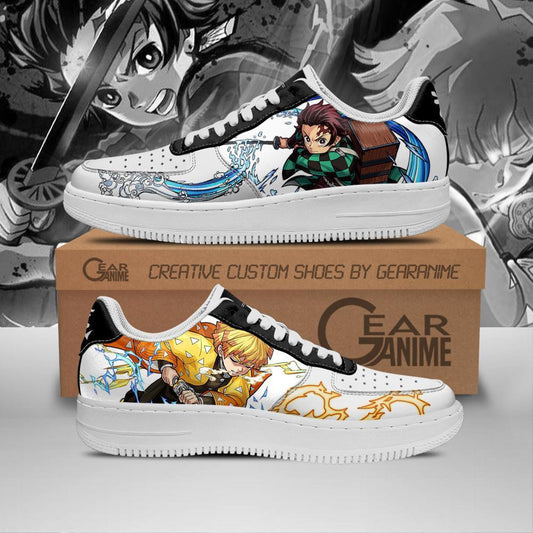 Demon Slayer Shoes Kamado Tanjro & Zenitsu Agatsuma Air Sneakers PT2405