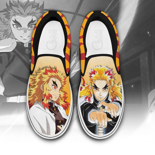 Demon Slayer Shoes Rengoku Slip-On Shoes PT0405