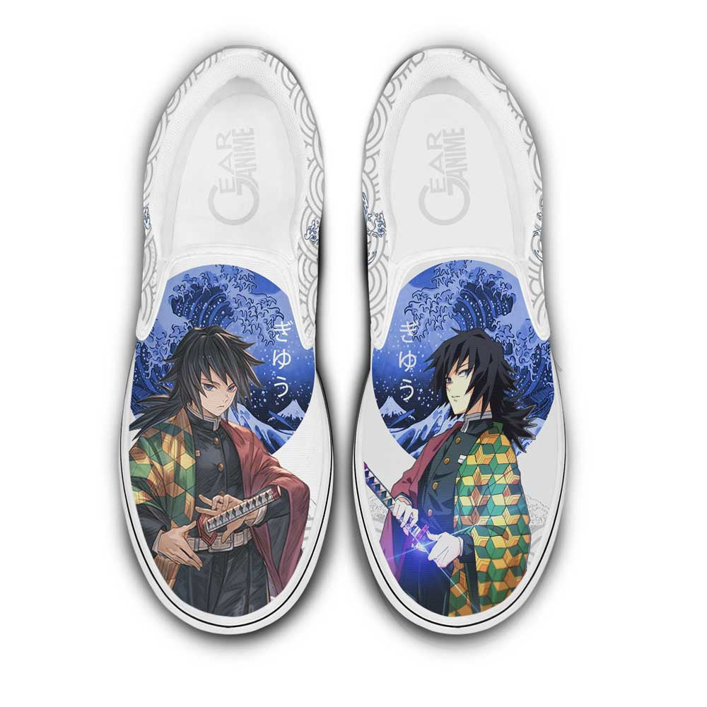 Demon Slayer Shoes Giyuu Slip-On Shoes NTT090