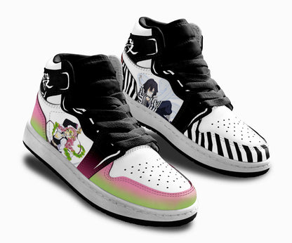 Demon Slayer Shoes Obanai and Mitsuri Kids Sneakers MV3012