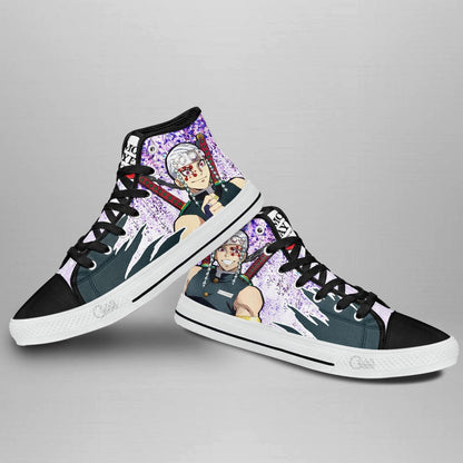 Demon Slayer Shoes Tengen Uzui High Top Shoes