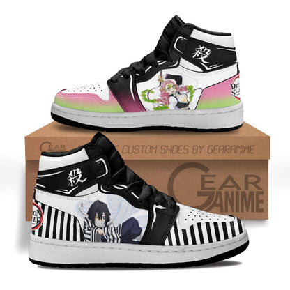 Demon Slayer Shoes Obanai and Mitsuri Kids Sneakers MV3012