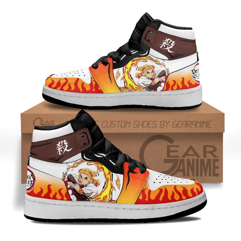 Demon Slayer Shoes Kyoujurou Rengoku Kids Sneakers MV3012