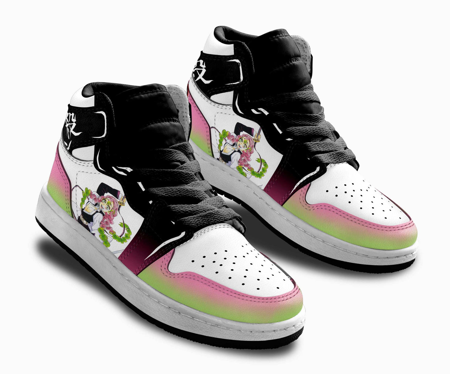 Demon Slayer Shoes Mitsuri Kanroji Kids Sneakers MV3012