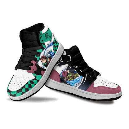 Demon Slayer Shoes Kamado Tanjro and Giyu Kids Sneakers MV3012