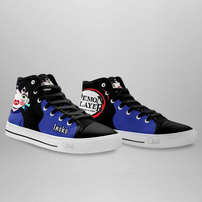 Demon Slayer Shoes Inosuke Inoko High Top Shoes Funny Shoes NTT151